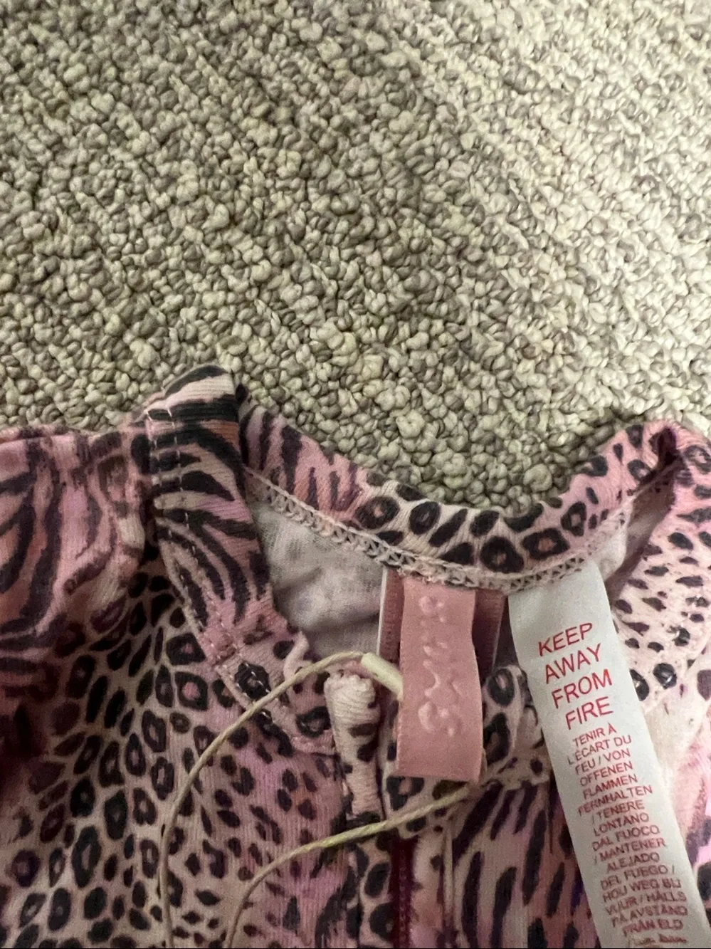 SKIMS Sleep Baby Onesie in Bloom Animal Print 🆕